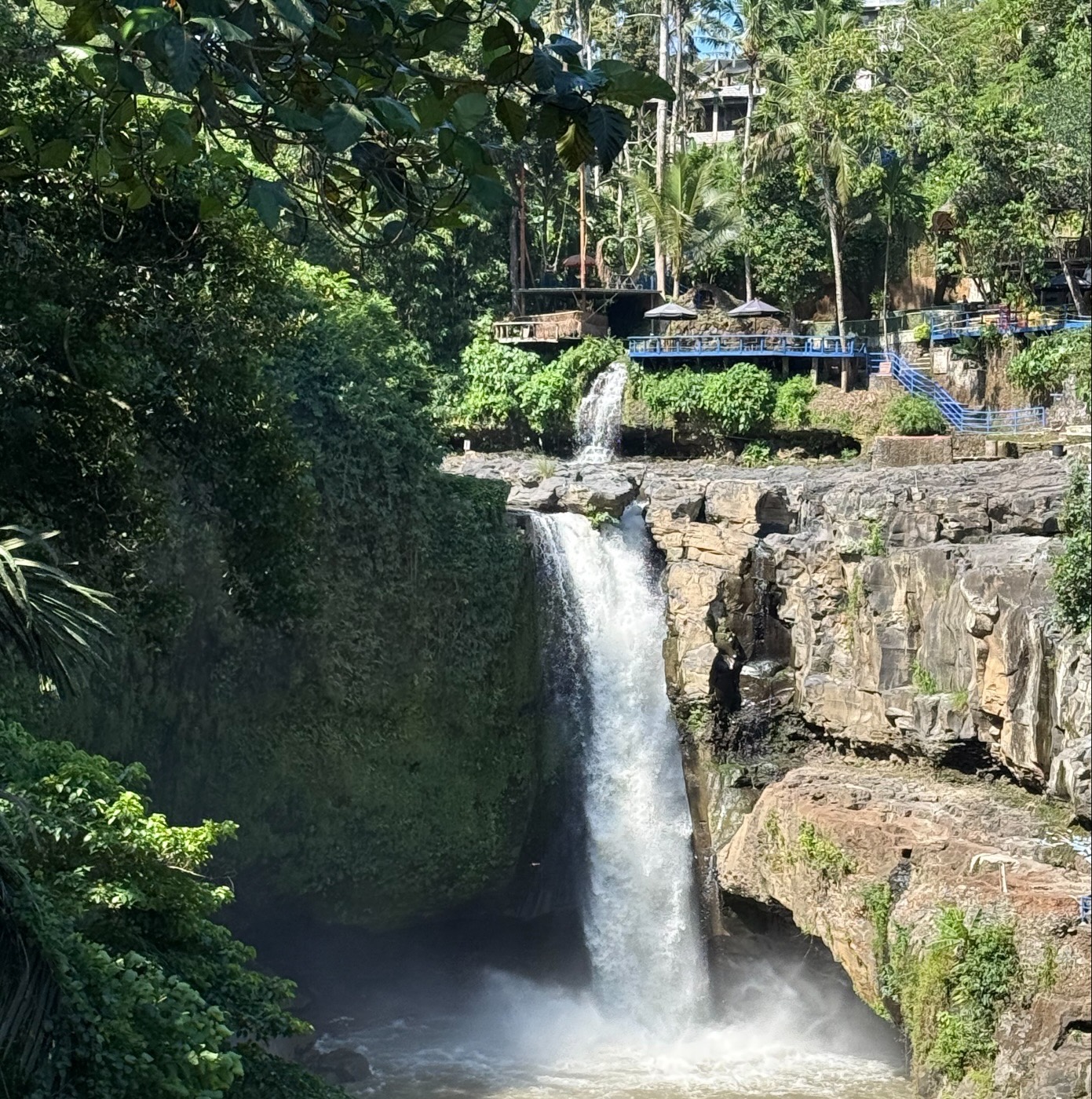 Tegenungan waterfall. On the Petanu river, south of Ubud
