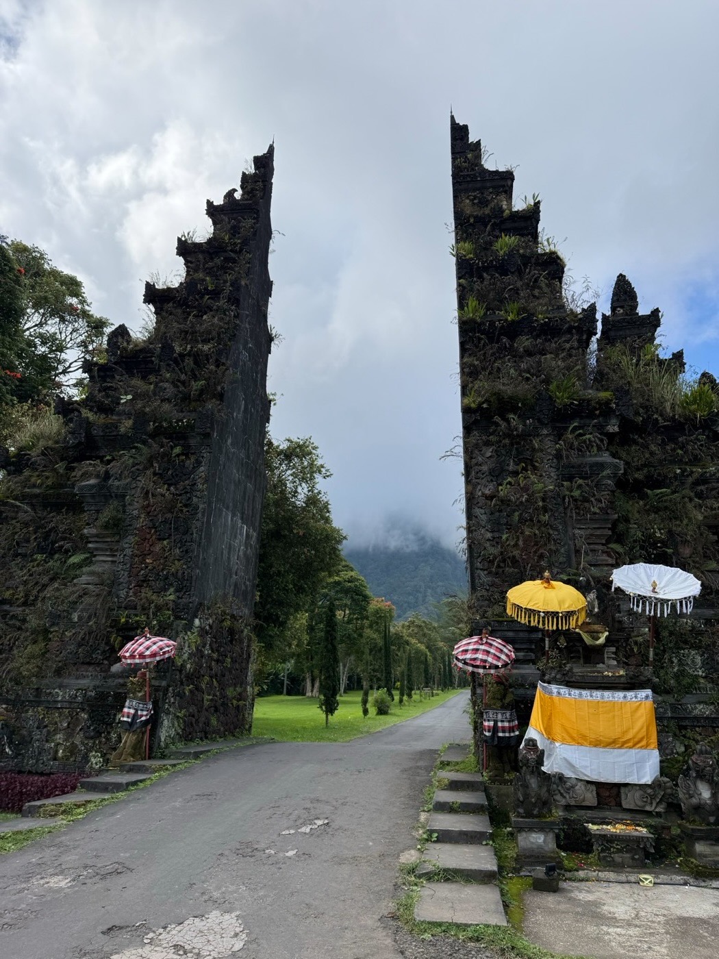 Handara Gate, Bedugul. The famous split gate in the highlands